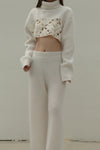 SWAYING/KNIT Seamless Mohair Pants-Double Layer SW211XZ04